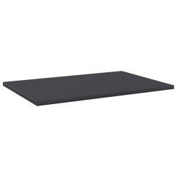 vidaXL Bücherregal-Bretter 8 Stk. Grau 60x40x1,5 cm Holzwerkstoff