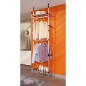 vidaXL Teleskop-Garderobe mit Stangen und Regal Aluminium vidaXL Teleskop-Garderobe mit Stangen und Regal Aluminium
