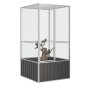 vidaXL Vogelkäfig Anthrazit 111x107x211,5 cm Verzinkter Stahl vidaXL Vogelkäfig Anthrazit 111x107x211,5 cm Verzinkter Stahl