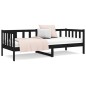 vidaXL Tagesbett Schwarz 90x190 cm Massivholz Kiefer vidaXL Tagesbett Schwarz 90x190 cm Massivholz Kiefer