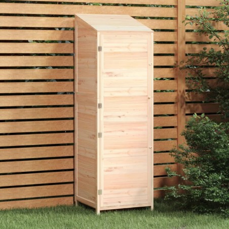 vidaXL Geräteschuppen 55x52x174,5 cm Massivholz Tanne