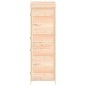 vidaXL Geräteschuppen 55x52x174,5 cm Massivholz Tanne vidaXL Geräteschuppen 55x52x174,5 cm Massivholz Tanne