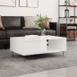 vidaXL Couchtisch Hochglanz-Weiß 90x60x35 cm Holzwerkstoff vidaXL Couchtisch Hochglanz-Weiß 90x60x35 cm Holzwerkstoff