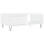 vidaXL Couchtisch Hochglanz-Weiß 90x60x35 cm Holzwerkstoff vidaXL Couchtisch Hochglanz-Weiß 90x60x35 cm Holzwerkstoff