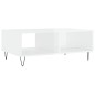 vidaXL Couchtisch Hochglanz-Weiß 90x60x35 cm Holzwerkstoff vidaXL Couchtisch Hochglanz-Weiß 90x60x35 cm Holzwerkstoff