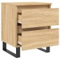 vidaXL Nachttische 2 Stk. Sonoma-Eiche 40x35x50 cm Holzwerkstoff vidaXL Nachttische 2 Stk. Sonoma-Eiche 40x35x50 cm Holzwerkstoff