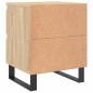 vidaXL Nachttische 2 Stk. Sonoma-Eiche 40x35x50 cm Holzwerkstoff vidaXL Nachttische 2 Stk. Sonoma-Eiche 40x35x50 cm Holzwerkstoff