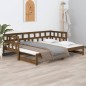 vidaXL Tagesbett Ausziehbar Honigbraun Massivholz Kiefer 2x(90x200) cm vidaXL Tagesbett Ausziehbar Honigbraun Massivholz Kiefer 2x(90x200) cm