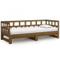 vidaXL Tagesbett Ausziehbar Honigbraun Massivholz Kiefer 2x(90x200) cm vidaXL Tagesbett Ausziehbar Honigbraun Massivholz Kiefer 2x(90x200) cm
