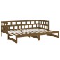 vidaXL Tagesbett Ausziehbar Honigbraun Massivholz Kiefer 2x(90x200) cm vidaXL Tagesbett Ausziehbar Honigbraun Massivholz Kiefer 2x(90x200) cm