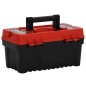 vidaXL 2-tlg. Werkzeugbox-Set Schwarz und Rot Polypropylen vidaXL 2-tlg. Werkzeugbox-Set Schwarz und Rot Polypropylen