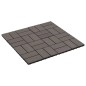 vidaXL 22 Stk. Terrassenfliesen 30 x 30 cm 2 qm WPC Dunkelbraun vidaXL 22 Stk. Terrassenfliesen 30 x 30 cm 2 qm WPC Dunkelbraun