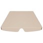 vidaXL Ersatzdach für Hollywoodschaukel Beige 150/130x70/105 cm vidaXL Ersatzdach für Hollywoodschaukel Beige 150/130x70/105 cm