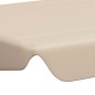vidaXL Ersatzdach für Hollywoodschaukel Beige 150/130x70/105 cm vidaXL Ersatzdach für Hollywoodschaukel Beige 150/130x70/105 cm