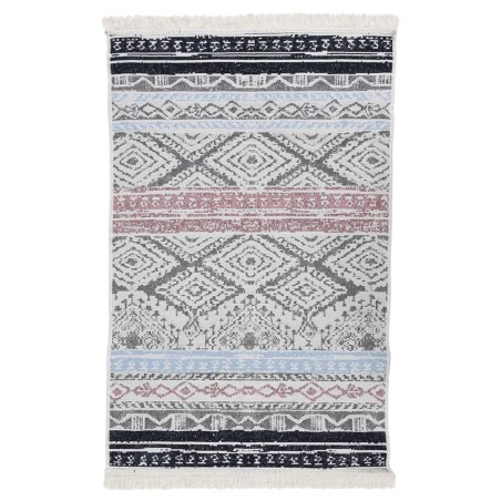 vidaXL Teppich Rosa und Aquamarin 160x230 cm Baumwolle