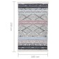 vidaXL Teppich Rosa und Aquamarin 160x230 cm Baumwolle vidaXL Teppich Rosa und Aquamarin 160x230 cm Baumwolle