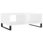 vidaXL Couchtisch Hochglanz-Weiß 90x60x35 cm Holzwerkstoff vidaXL Couchtisch Hochglanz-Weiß 90x60x35 cm Holzwerkstoff