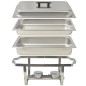 vidaXL Chafing Dish Set 4-tlg. Edelstahl vidaXL Chafing Dish Set 4-tlg. Edelstahl