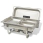 vidaXL Chafing Dish Set 4-tlg. Edelstahl vidaXL Chafing Dish Set 4-tlg. Edelstahl