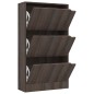 vidaXL Schuhschrank mit 3 Türen Grau Sonoma-Eiche 59x24x105cm vidaXL Schuhschrank mit 3 Türen Grau Sonoma-Eiche 59x24x105cm