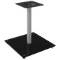 vidaXL Lautsprecher-Ständer 2 Stk. Schwarz & Silbern Hartglas 1 Säule vidaXL Lautsprecher-Ständer 2 Stk. Schwarz & Silbern Hartglas 1 Säule