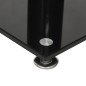vidaXL Lautsprecher-Ständer 2 Stk. Schwarz & Silbern Hartglas 1 Säule vidaXL Lautsprecher-Ständer 2 Stk. Schwarz & Silbern Hartglas 1 Säule