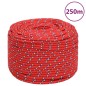 vidaXL Bootsseil Rot 8 mm 250 m Polypropylen vidaXL Bootsseil Rot 8 mm 250 m Polypropylen