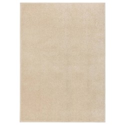 vidaXL Teppich Kurzflor 120x170 cm Beige