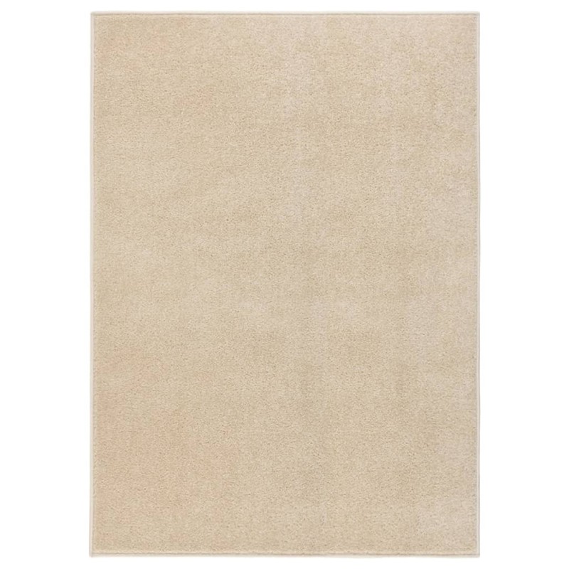 vidaXL Teppich Kurzflor 120x170 cm Beige vidaXL Teppich Kurzflor 120x170 cm Beige