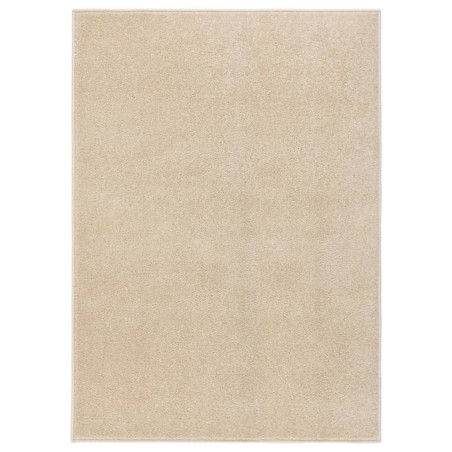 vidaXL Teppich Kurzflor 120x170 cm Beige