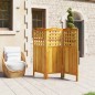 vidaXL 3-tlg. Paravent 121,5x2x115 cm Massivholz Akazie vidaXL 3-tlg. Paravent 121,5x2x115 cm Massivholz Akazie