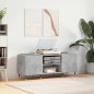 vidaXL Plattenschrank Betongrau 121x38x48 cm Holzwerkstoff vidaXL Plattenschrank Betongrau 121x38x48 cm Holzwerkstoff