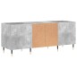 vidaXL Plattenschrank Betongrau 121x38x48 cm Holzwerkstoff vidaXL Plattenschrank Betongrau 121x38x48 cm Holzwerkstoff