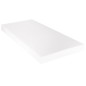 Bett mit Matratze Grau Kunstleder 140 x 200 cm Bett mit Matratze Grau Kunstleder 140 x 200 cm
