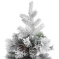 vidaXL Weihnachtsbaum mit Zapfen Beschneit 195 cm PVC & PE vidaXL Weihnachtsbaum mit Zapfen Beschneit 195 cm PVC & PE