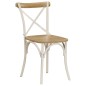 vidaXL Esszimmerstühle 2 Stk. Weiß Mango-Massivholz vidaXL Esszimmerstühle 2 Stk. Weiß Mango-Massivholz