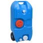 vidaXL Camping-Wassertank mit Rollen 40 L Blau vidaXL Camping-Wassertank mit Rollen 40 L Blau
