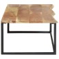 vidaXL Garderobe mit Naturkante 100x35x22 cm Massivholz Akazie vidaXL Garderobe mit Naturkante 100x35x22 cm Massivholz Akazie