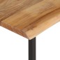 vidaXL Garderobe mit Naturkante 100x35x22 cm Massivholz Akazie vidaXL Garderobe mit Naturkante 100x35x22 cm Massivholz Akazie