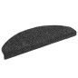 vidaXL Selbstklebende Treppenmatten 10 Stk. Dunkelgrau 65x21x4 cm vidaXL Selbstklebende Treppenmatten 10 Stk. Dunkelgrau 65x21x4 cm