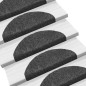 vidaXL Selbstklebende Treppenmatten 10 Stk. Dunkelgrau 65x21x4 cm vidaXL Selbstklebende Treppenmatten 10 Stk. Dunkelgrau 65x21x4 cm