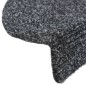 vidaXL Selbstklebende Treppenmatten 10 Stk. Dunkelgrau 65x21x4 cm vidaXL Selbstklebende Treppenmatten 10 Stk. Dunkelgrau 65x21x4 cm