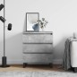 vidaXL Sideboard Betongrau 60x35x70 cm Holzwerkstoff vidaXL Sideboard Betongrau 60x35x70 cm Holzwerkstoff