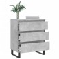 vidaXL Sideboard Betongrau 60x35x70 cm Holzwerkstoff vidaXL Sideboard Betongrau 60x35x70 cm Holzwerkstoff