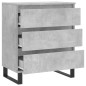 vidaXL Sideboard Betongrau 60x35x70 cm Holzwerkstoff vidaXL Sideboard Betongrau 60x35x70 cm Holzwerkstoff