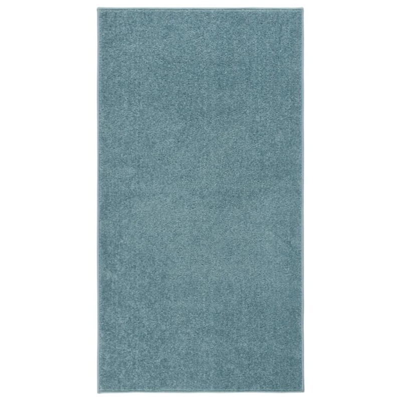 vidaXL Teppich Kurzflor 80x150 cm Blau vidaXL Teppich Kurzflor 80x150 cm Blau
