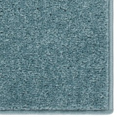 vidaXL Teppich Kurzflor 80x150 cm Blau