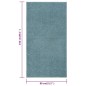 vidaXL Teppich Kurzflor 80x150 cm Blau vidaXL Teppich Kurzflor 80x150 cm Blau