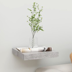 vidaXL Schwebendes Wandregal Betongrau 23x23,5x3,8 cm MDF