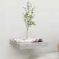 vidaXL Schwebendes Wandregal Betongrau 23x23,5x3,8 cm MDF vidaXL Schwebendes Wandregal Betongrau 23x23,5x3,8 cm MDF